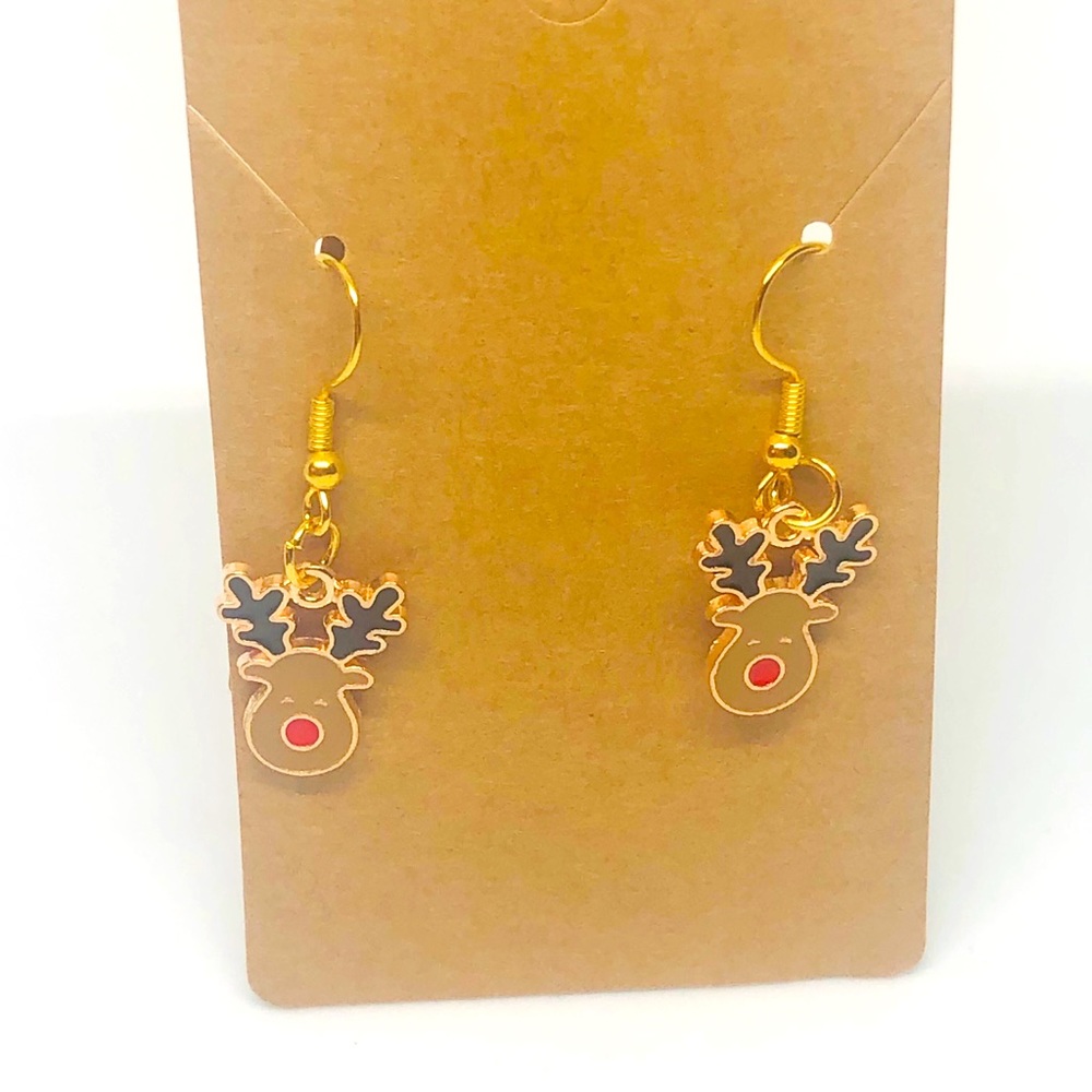 Christmas Reindeer Earrings
